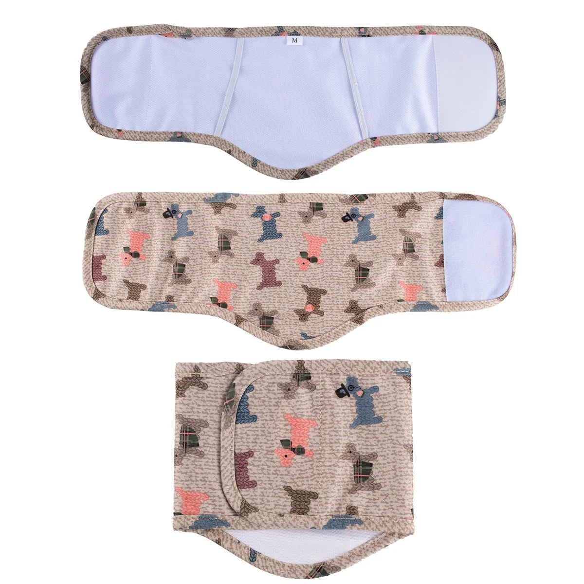 Fraldas laváveis para cães machos