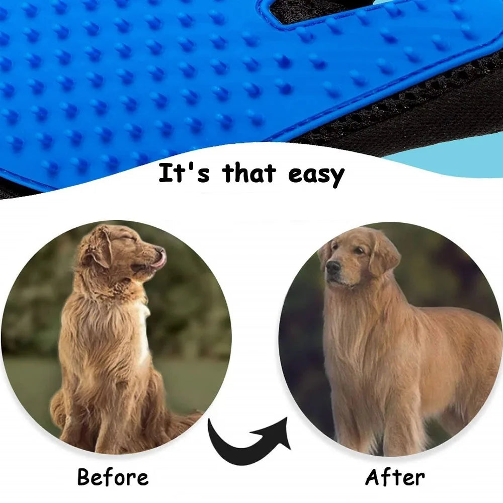 Escova de banho de borracha para animais de estimação