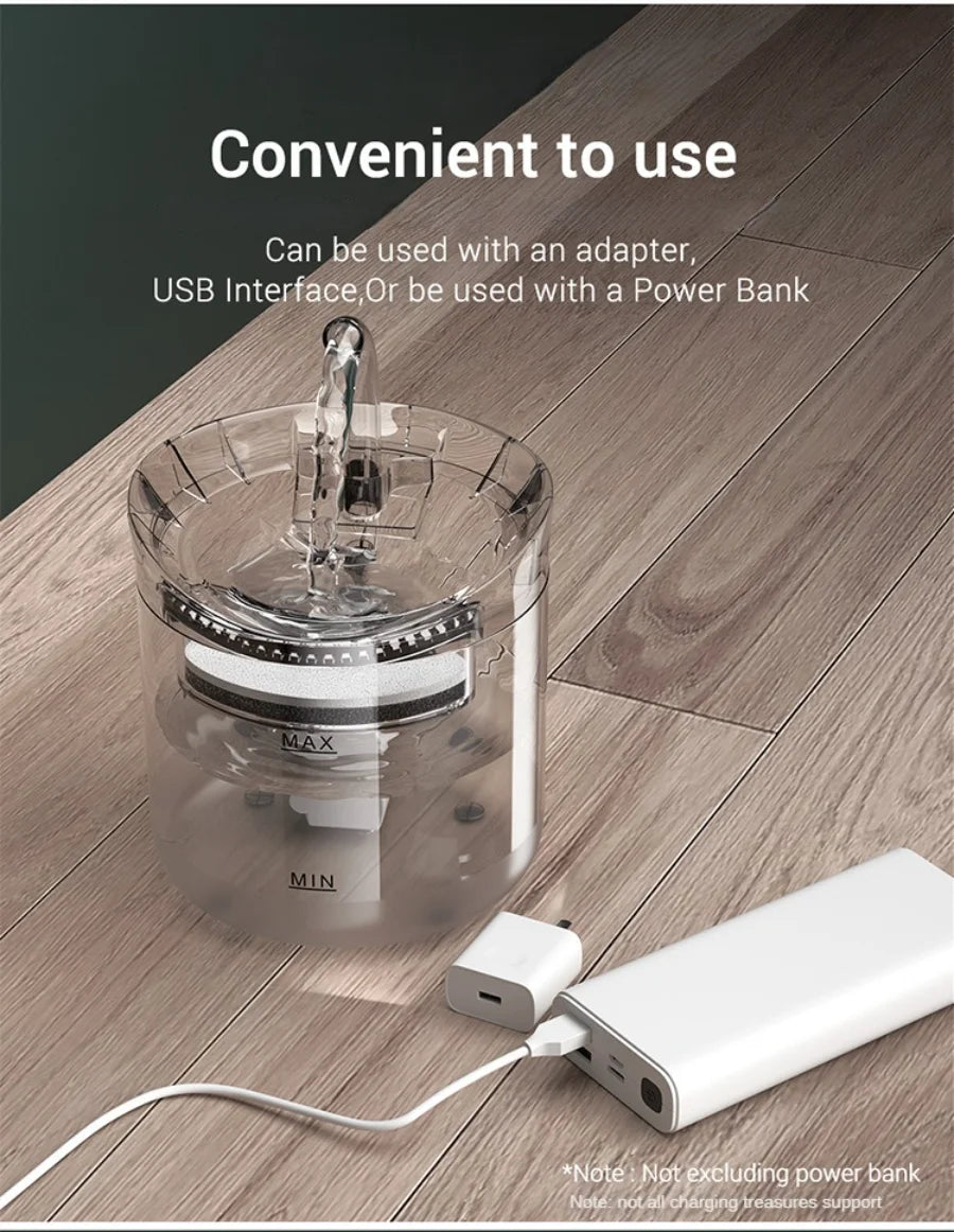 Dispensador automático de água para animais de estimação