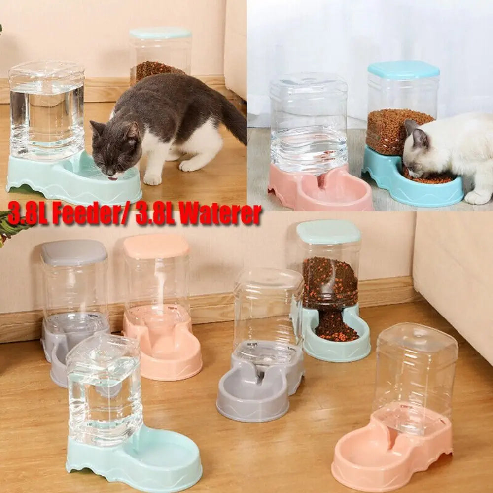 Alimentador para animais de estimação de 3,8L em PP