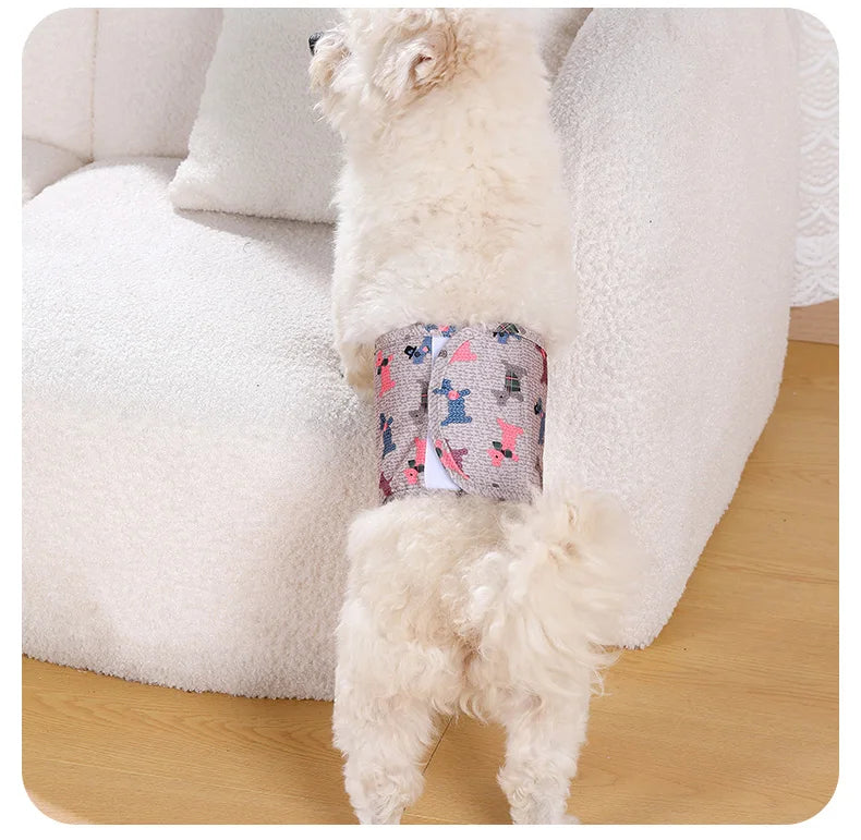 Fraldas laváveis para cães machos