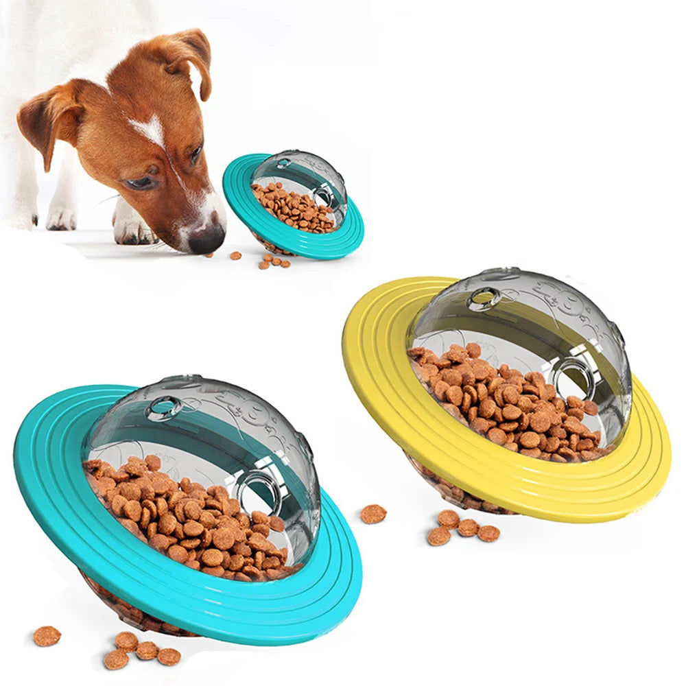 Bola interativa para cães com vazamento de comida