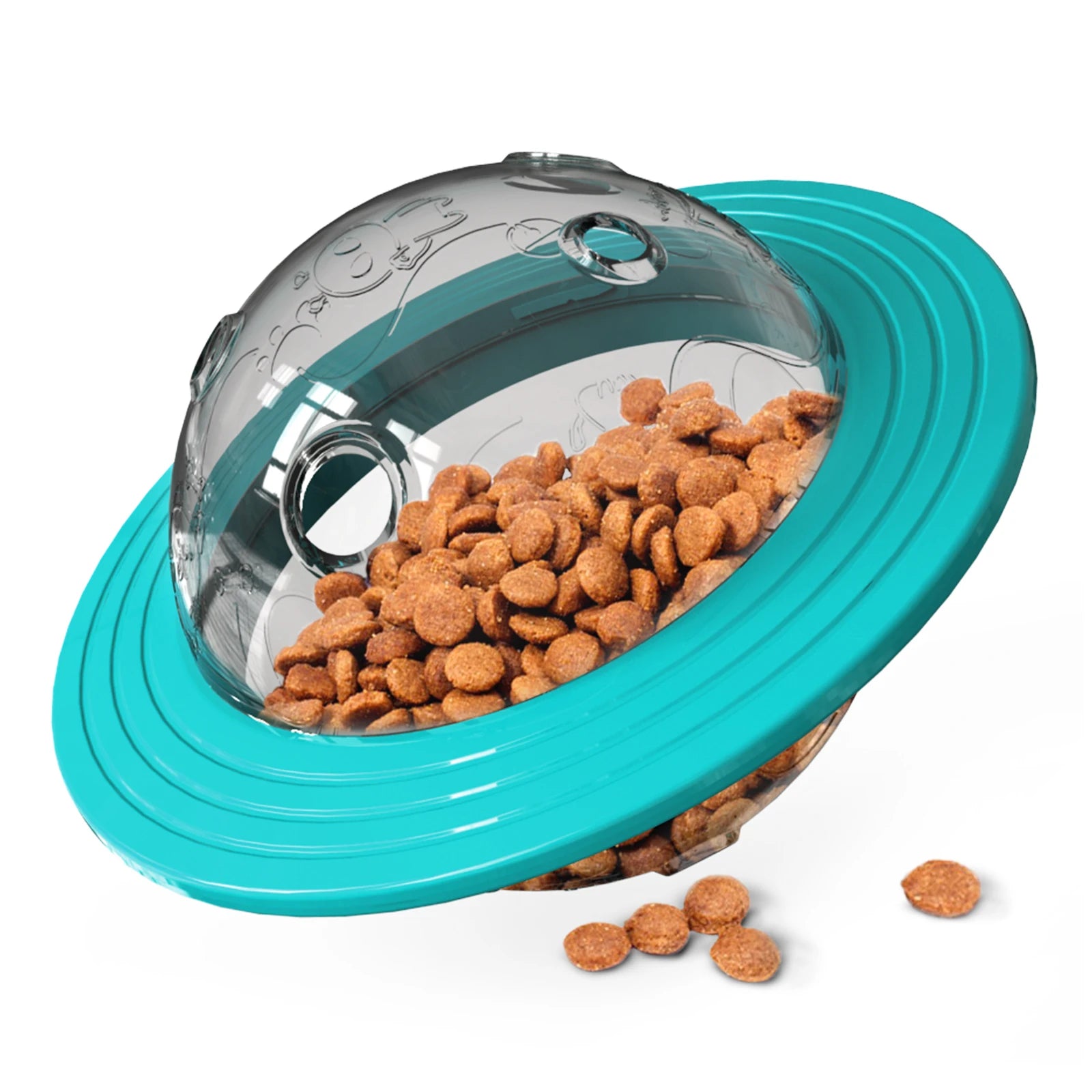 Bola interativa para cães com vazamento de comida