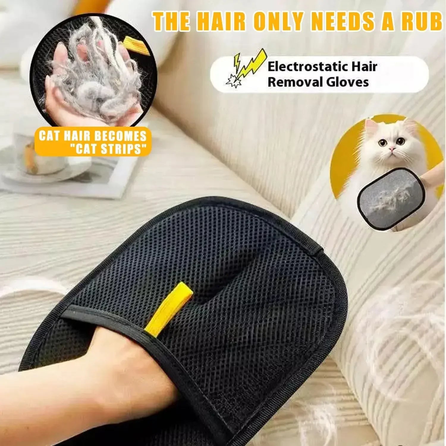 Escova removedora de pelos de animais de estimação