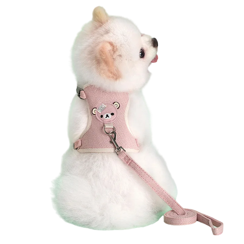 Conjunto de coleira e arreios para animais de estimação