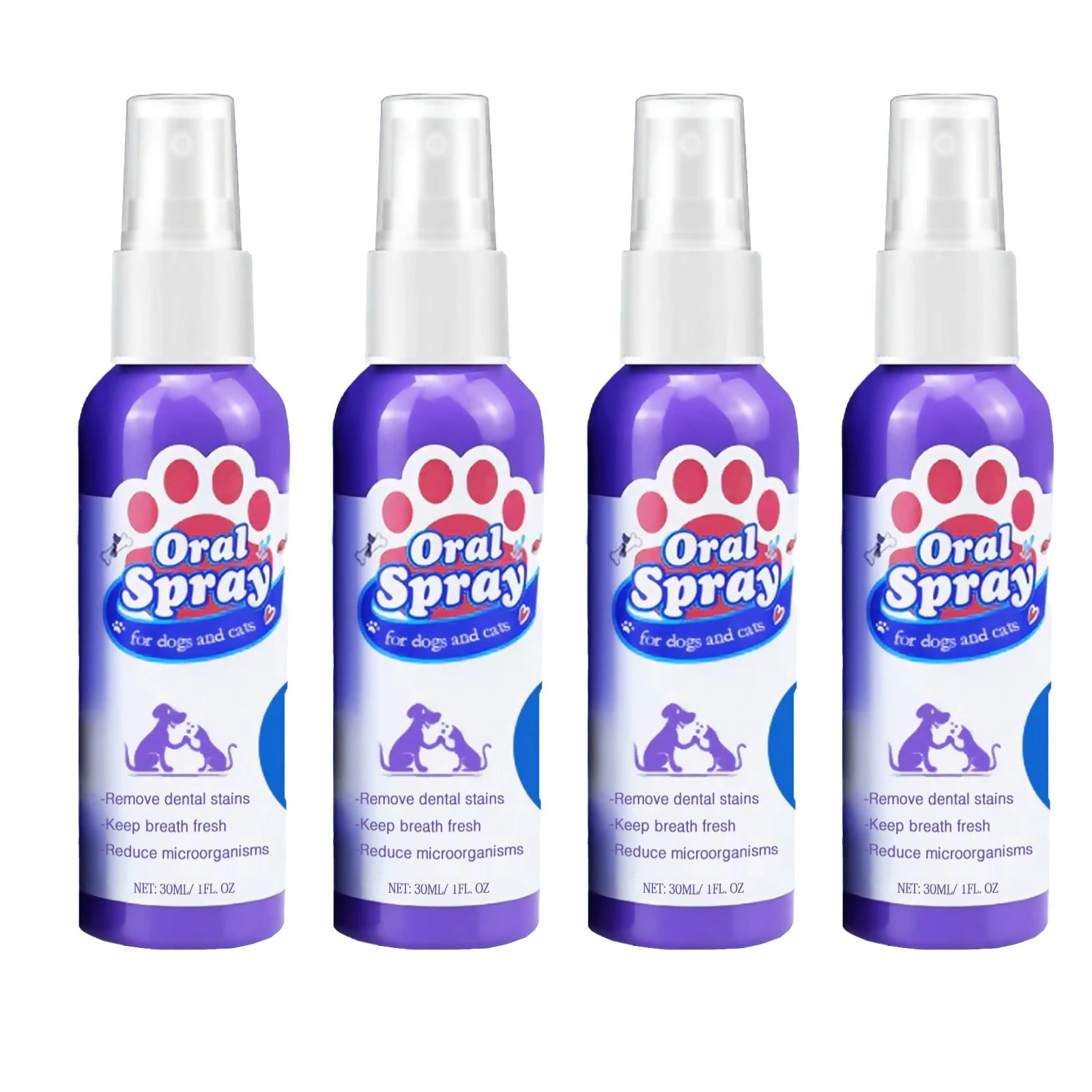 Spray dental para animais de estimação para cães e gatos