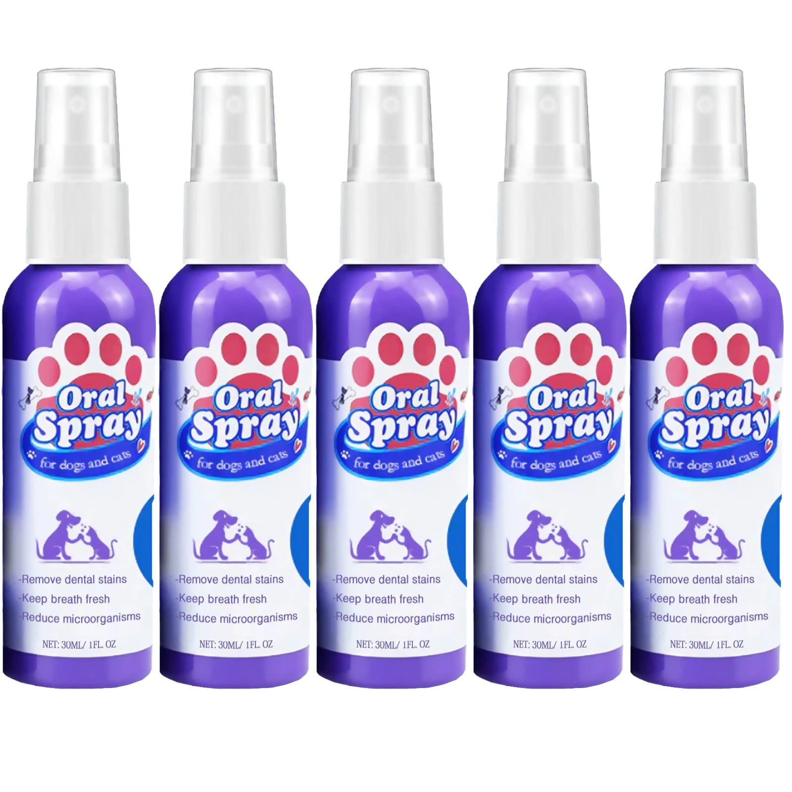 Spray dental para animais de estimação para cães e gatos