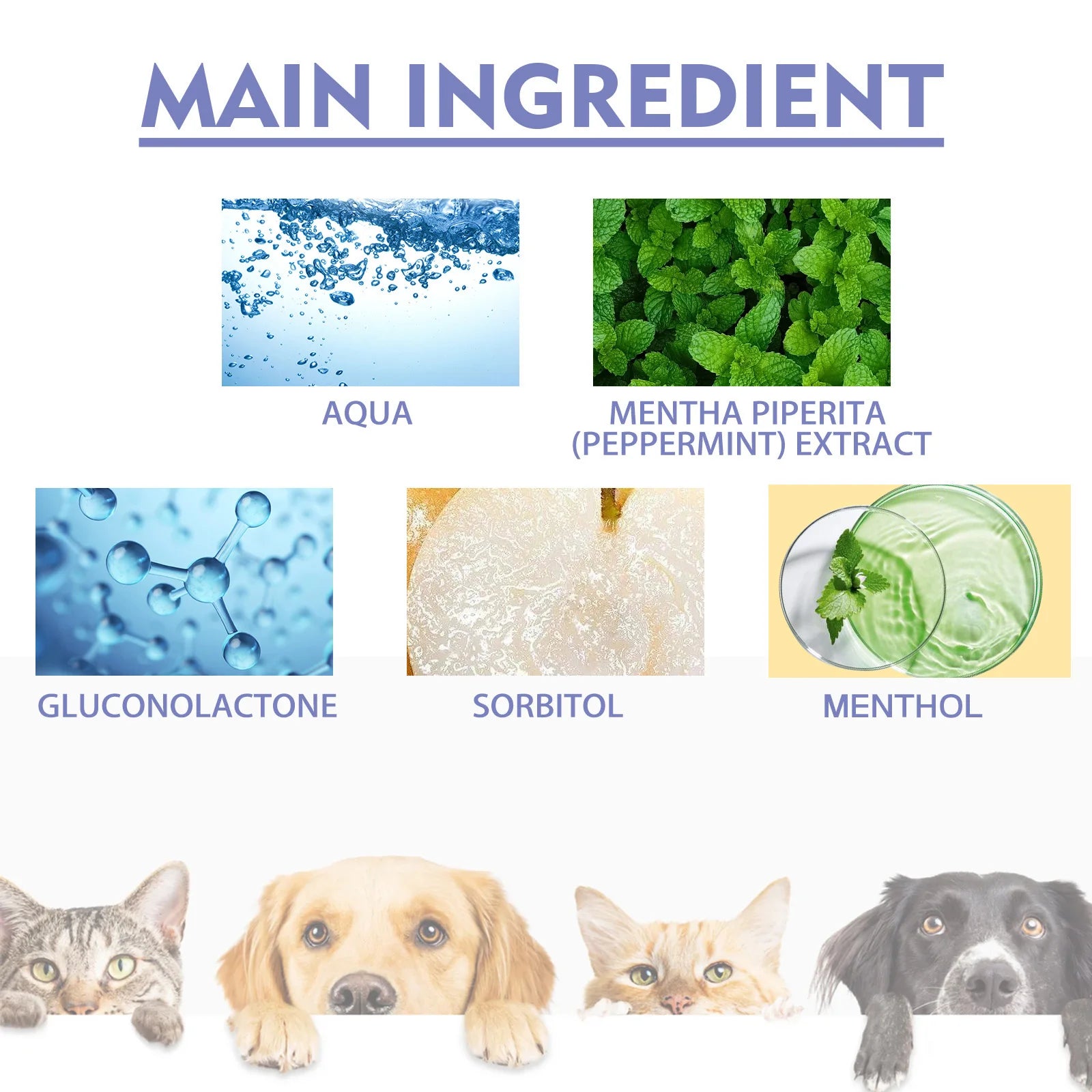 Spray dental para animais de estimação para cães e gatos